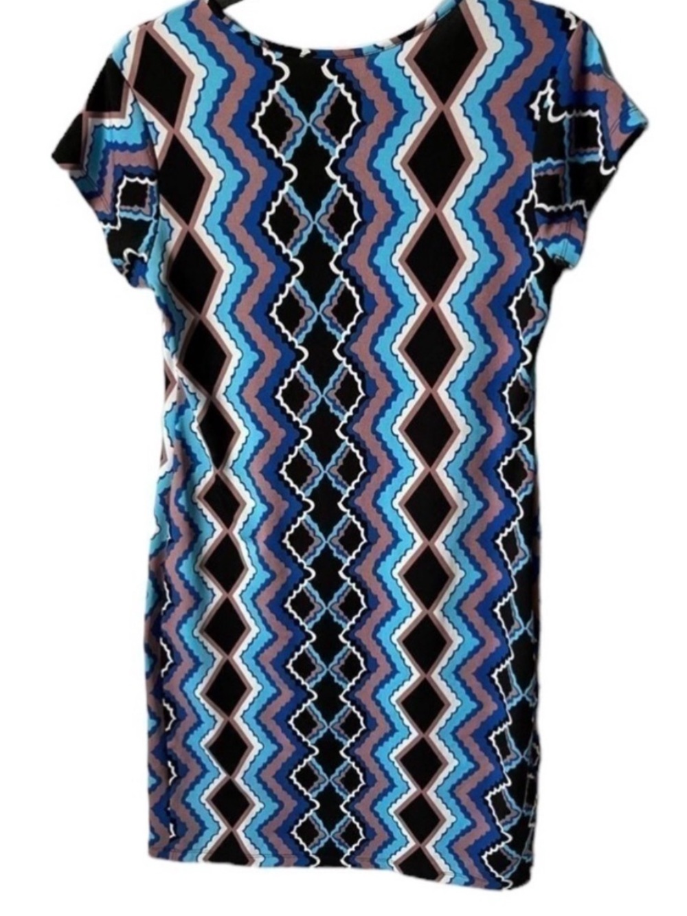 2 Piece Outfit Bundle Voir Voir Geometric Dress & Christopher Banks Cardigan - Picture 3 of 8